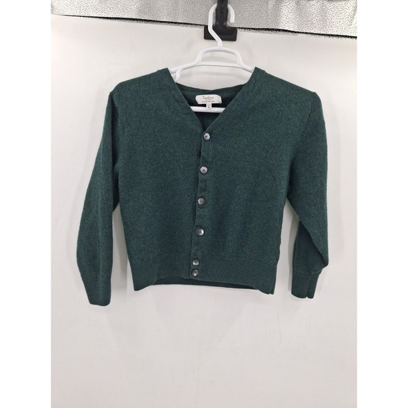 Turnbury Sweaters - Turnbury Merino Wool Sweater Womens XL Button Up Extra Fine Merino Wool